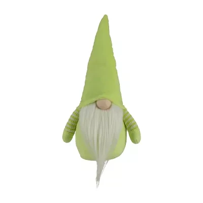 Northlight 12in Lime Green And White Spring Gnome