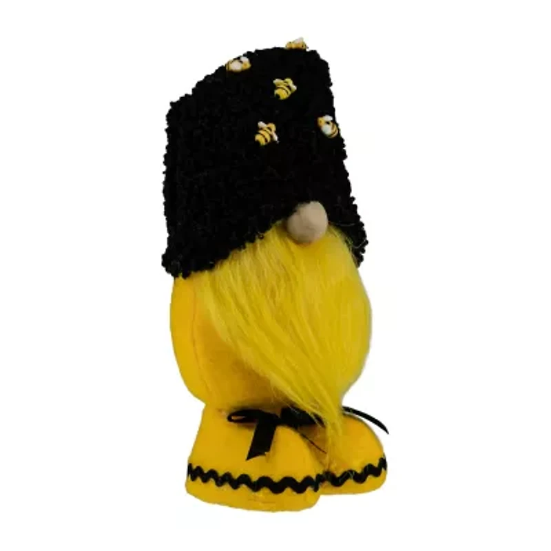 Northlight 14.5in High Pile Fleece Bumblebee Gnome