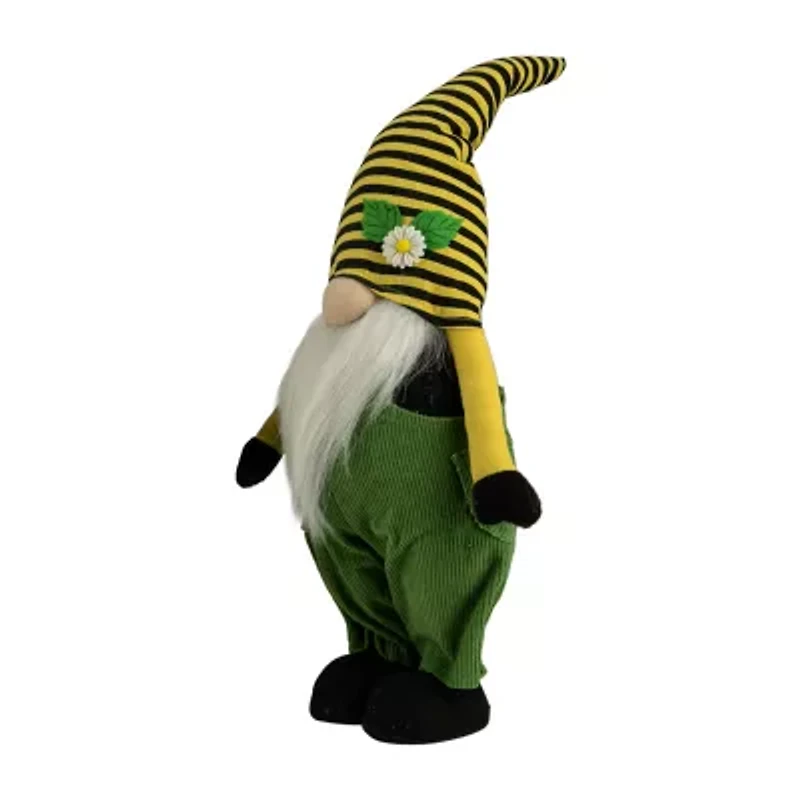 Northlight 19.75in Boy Bumblebee Hat With Daisy Gnome