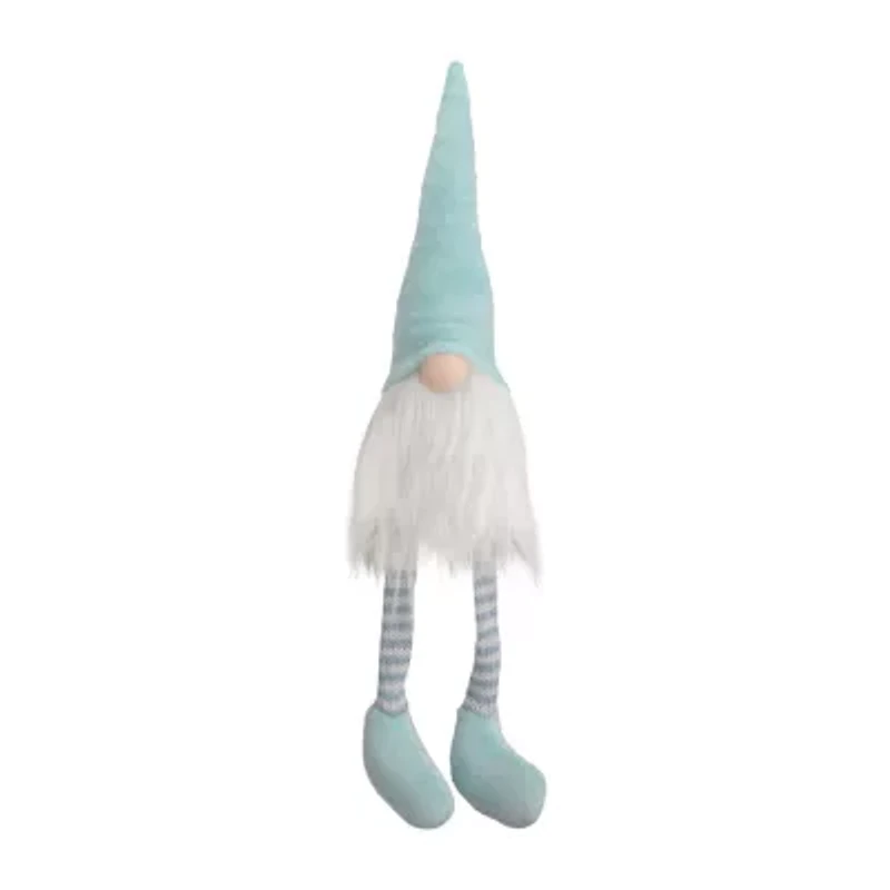 Northlight 16in Aqua And White Sitting Gnome