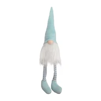 Northlight 16in Aqua And White Sitting Gnome