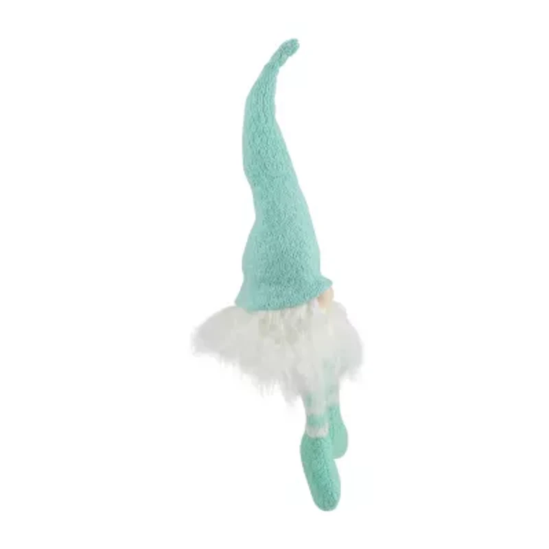 Northlight 16in Aqua And White Sitting Gnome