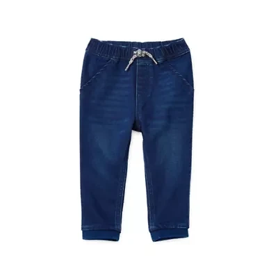 Okie Dokie Baby Boys Tapered Regular Fit Pull-On Pant