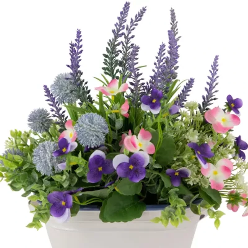 Northlight In Ceramic Pot Floral Arrangement