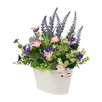 Northlight In Ceramic Pot Floral Arrangement