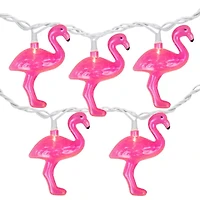 Northlight 10ct  Flamingo Patio Set String Lights