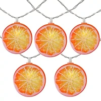 Northlight 10 Orange Slice Summer Led String Lights