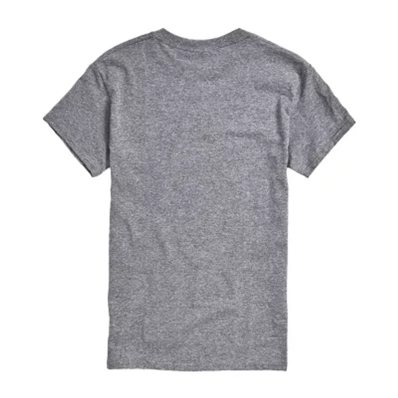 Mens Short Sleeve Americana Snoopy Graphic T-Shirt