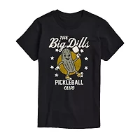 Mens Short Sleeve Pickleball Graphic T-Shirt