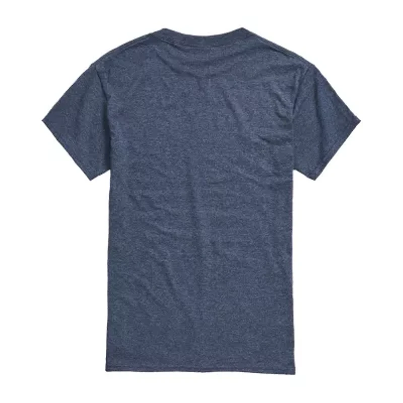 Mens Short Sleeve Baseball Graphic T-Shirt