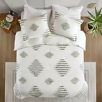 INK+IVY Tahli Cotton Blend 3-pc. Midweight Comforter Set
