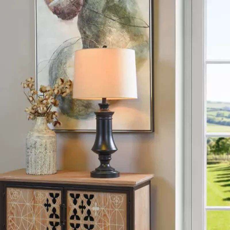 Stylecraft 31" Chess Piece Steel Table Lamp