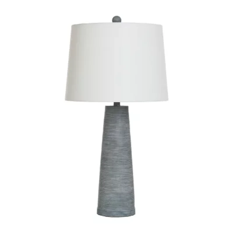 Stylecraft 31.5" Denim Cone Table Lamp