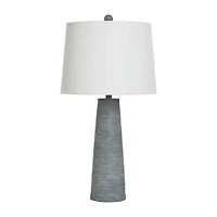 Stylecraft 31.5" Denim Cone Table Lamp