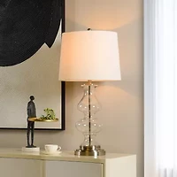 Stylecraft 32" Timeless Glass Table Lamp