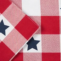 Martha Stewart Americana Star Gingham Plaid 4-pc. Placemat