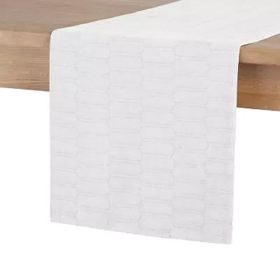 Martha Stewart Honeycomb Single Pack Table Runner