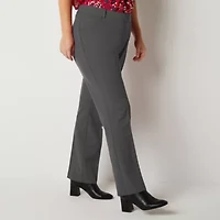 Liz Claiborne Audra Womens Straight Mid Rise Trouser