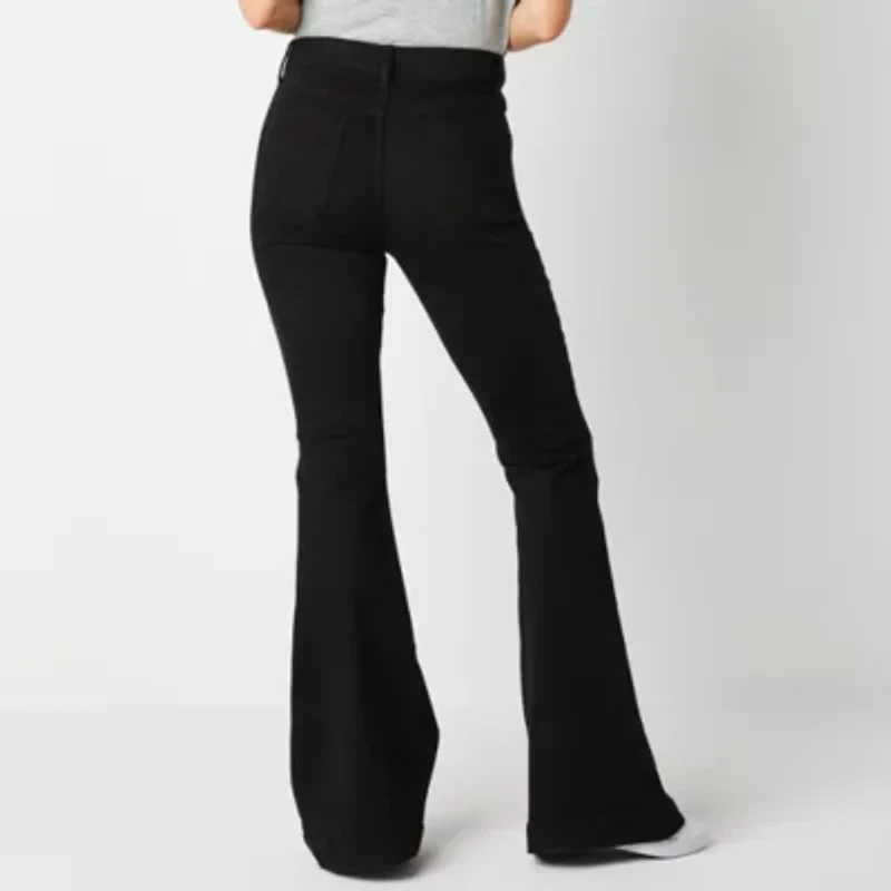 a.n.a Tall Womens High Rise Flare Leg Jean
