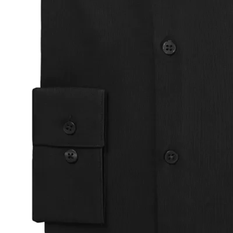 Van Heusen Big and Tall Stain Shield Mens Regular Fit Stretch Fabric Long Sleeve Dress Shirt