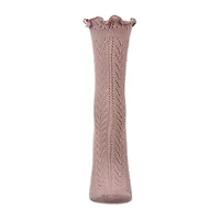 MeMoi Pointelle 1 Pair Crew Socks Womens
