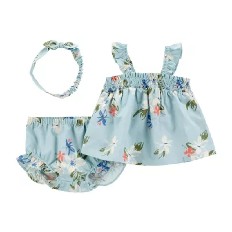 Carter's Baby Girls 3-pc. Short Set