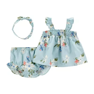 Carter's Baby Girls 3-pc. Short Set