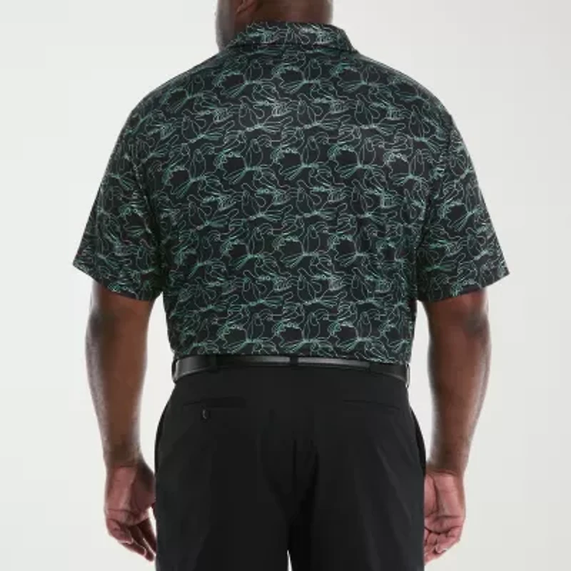 PGA TOUR Big and Tall Mens Regular Fit Short Sleeve Polo Shirt