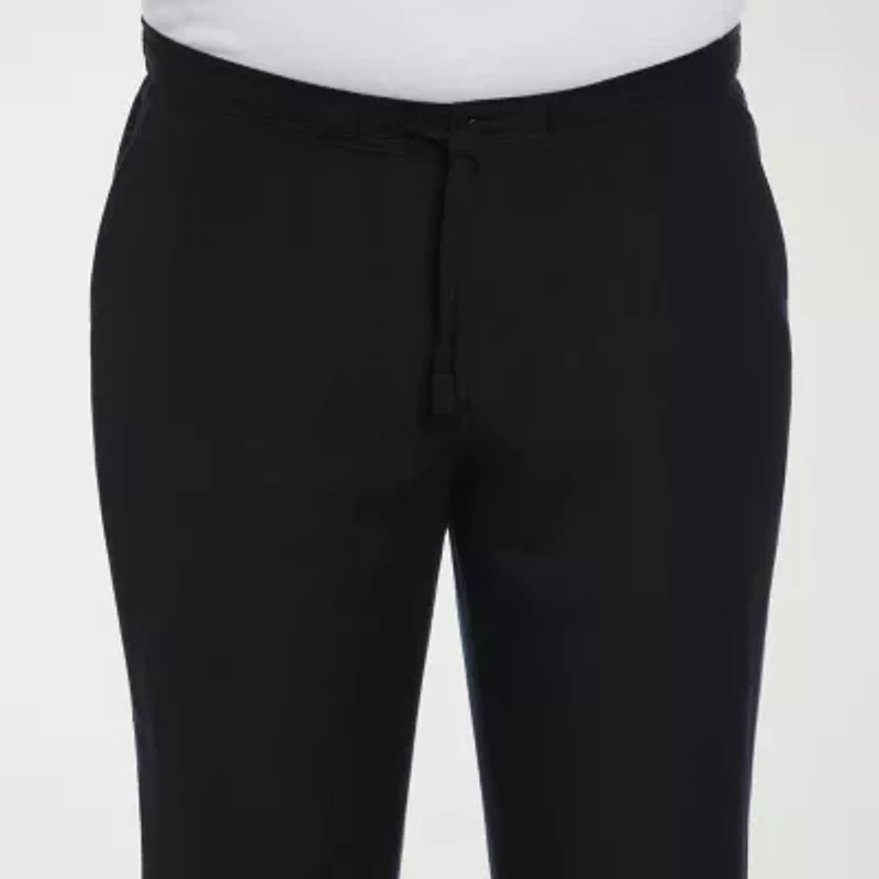 Cubavera Mens Regular Fit Big and Tall Drawstring Pant