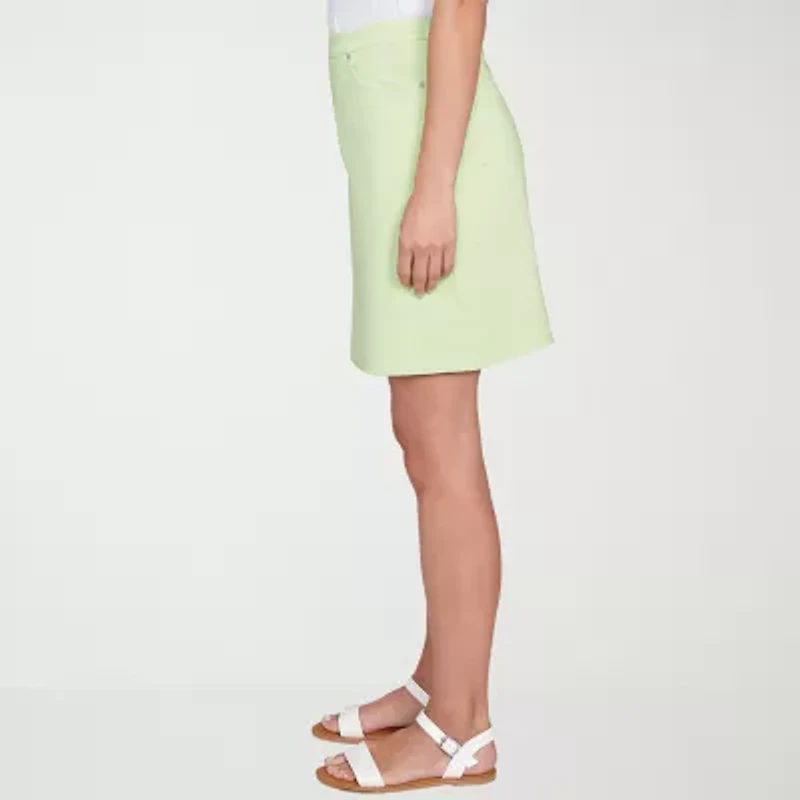 Hearts Of Palm Womens Mid Rise Skort