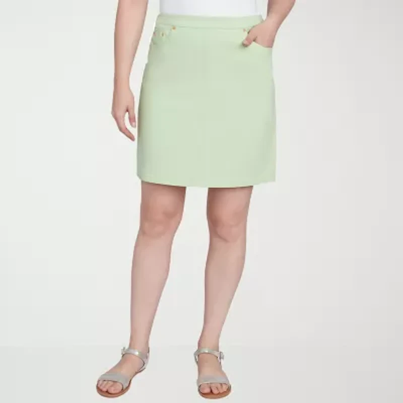 Hearts Of Palm Womens Mid Rise Skort