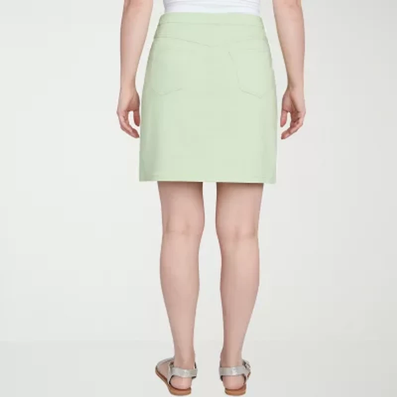 Hearts Of Palm Womens Mid Rise Skort