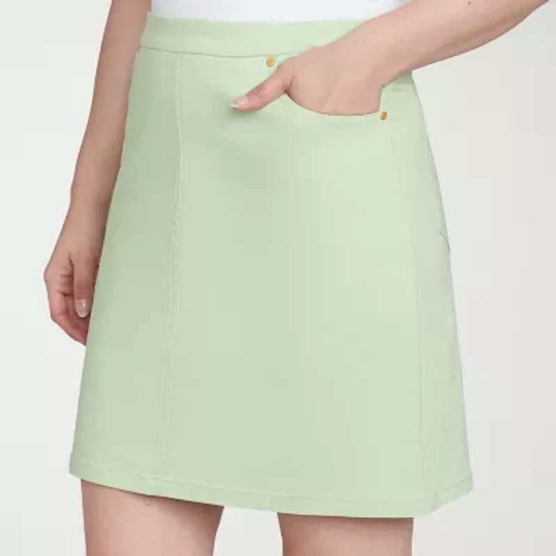 Hearts Of Palm Womens Mid Rise Skort
