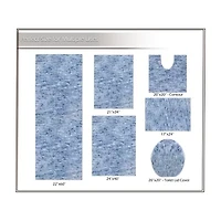 Home Weavers Inc Cloud Comfort Bath Rug 17x24