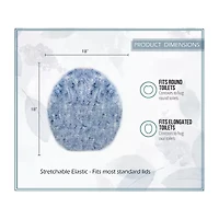 Home Weavers Inc Cloud Comfort Bath Rug 18x18