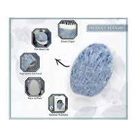 Home Weavers Inc Cloud Comfort Bath Rug 18x18