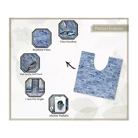 Home Weavers Inc Cloud Comfort Bath Rug 20x20