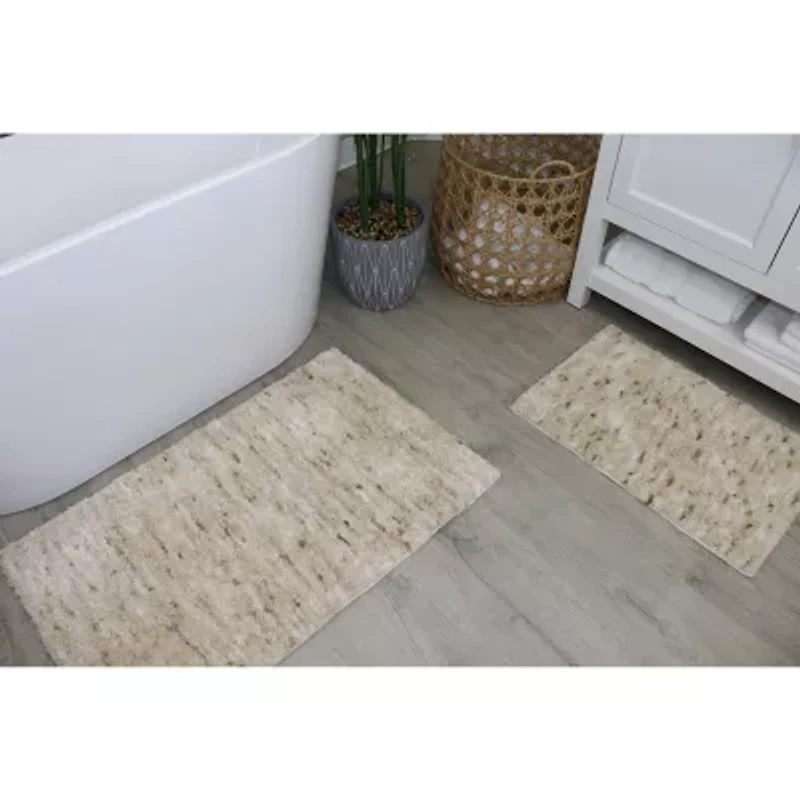 Home Weavers Inc Cloud Comfort Bath Rug 2pc 1721 Rug