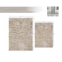 Home Weavers Inc Cloud Comfort Bath Rug 2pc 1721 Rug
