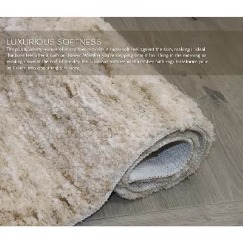 Home Weavers Inc Cloud Comfort Bath Rug 2pc 1721 Rug