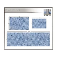 Home Weavers Inc Cloud Comfort Bath Rug Pc