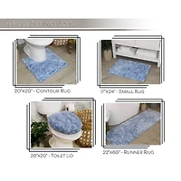 Home Weavers Inc Cloud Comfort Bath Rug 4 Pc 18202122