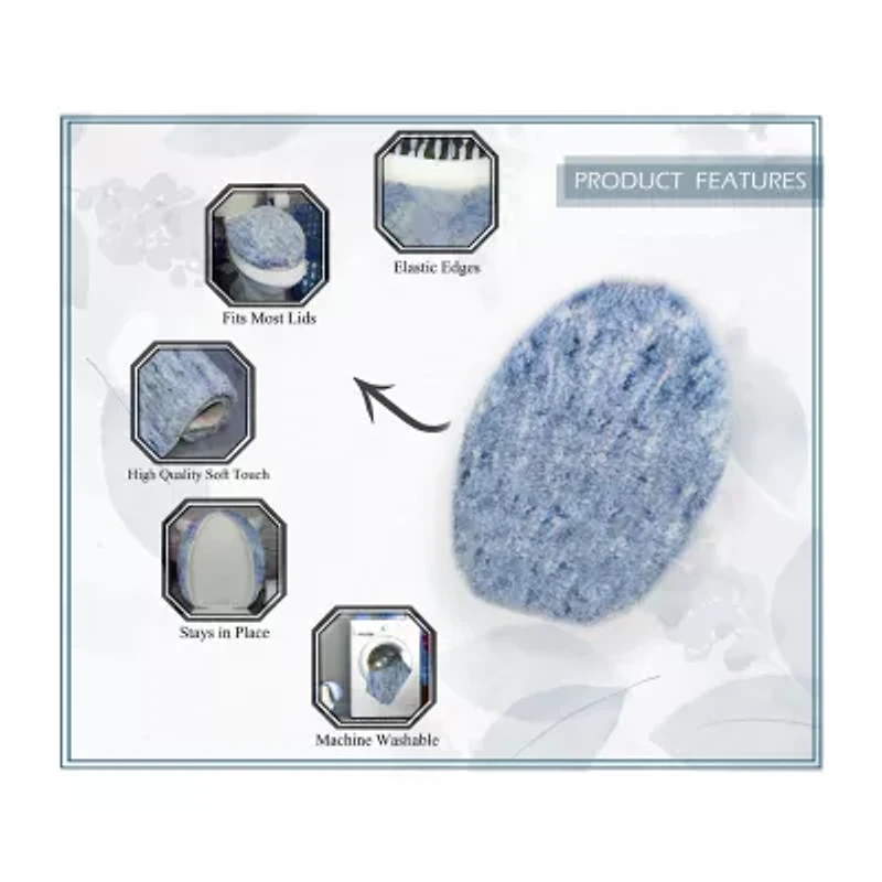 Home Weavers Inc Cloud Comfort Bath Rug 4 Pc 18202122