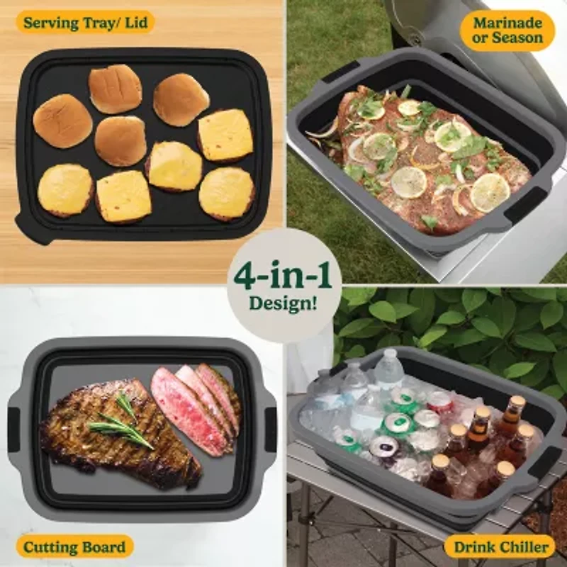 Cuisinart Outdoors 4-In-1 Expandable Prep and Serve Bowl Set