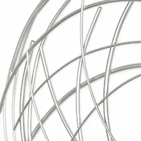 Cheungs Silver Abstract Round Metal Wall Art