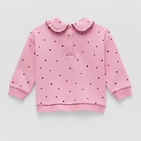 Okie Dokie Baby Girls Long Sleeve Sweatshirt