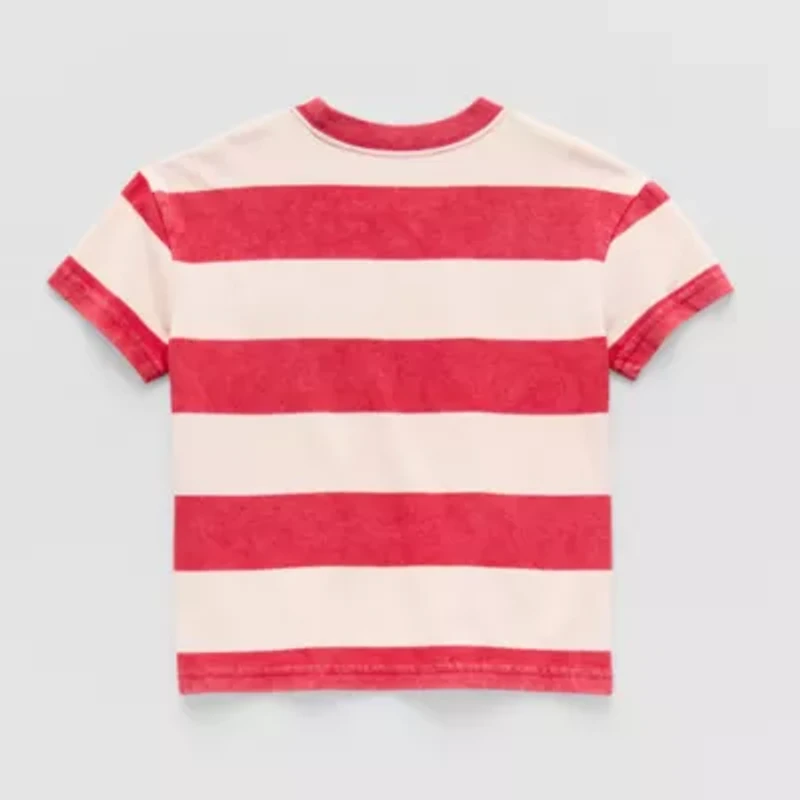 Okie Dokie Toddler & Little Boys Crew Neck Short Sleeve T-Shirt