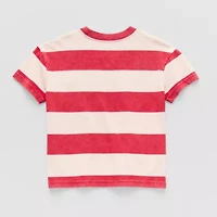 Okie Dokie Toddler & Little Boys Crew Neck Short Sleeve T-Shirt