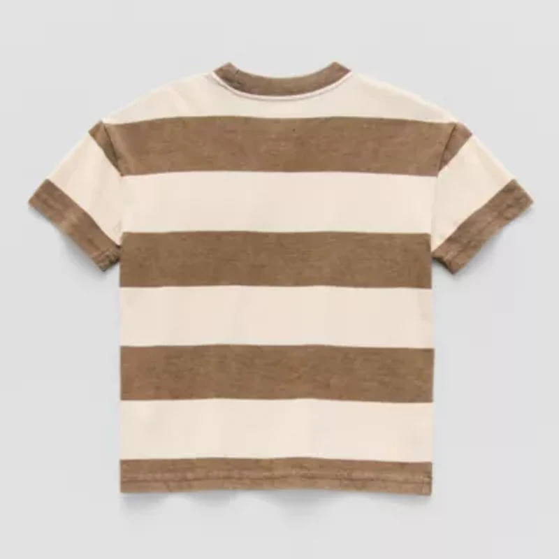 Okie Dokie Toddler & Little Boys Crew Neck Short Sleeve T-Shirt