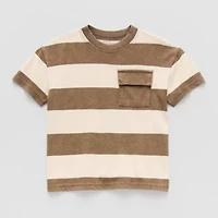 Okie Dokie Toddler & Little Boys Crew Neck Short Sleeve T-Shirt